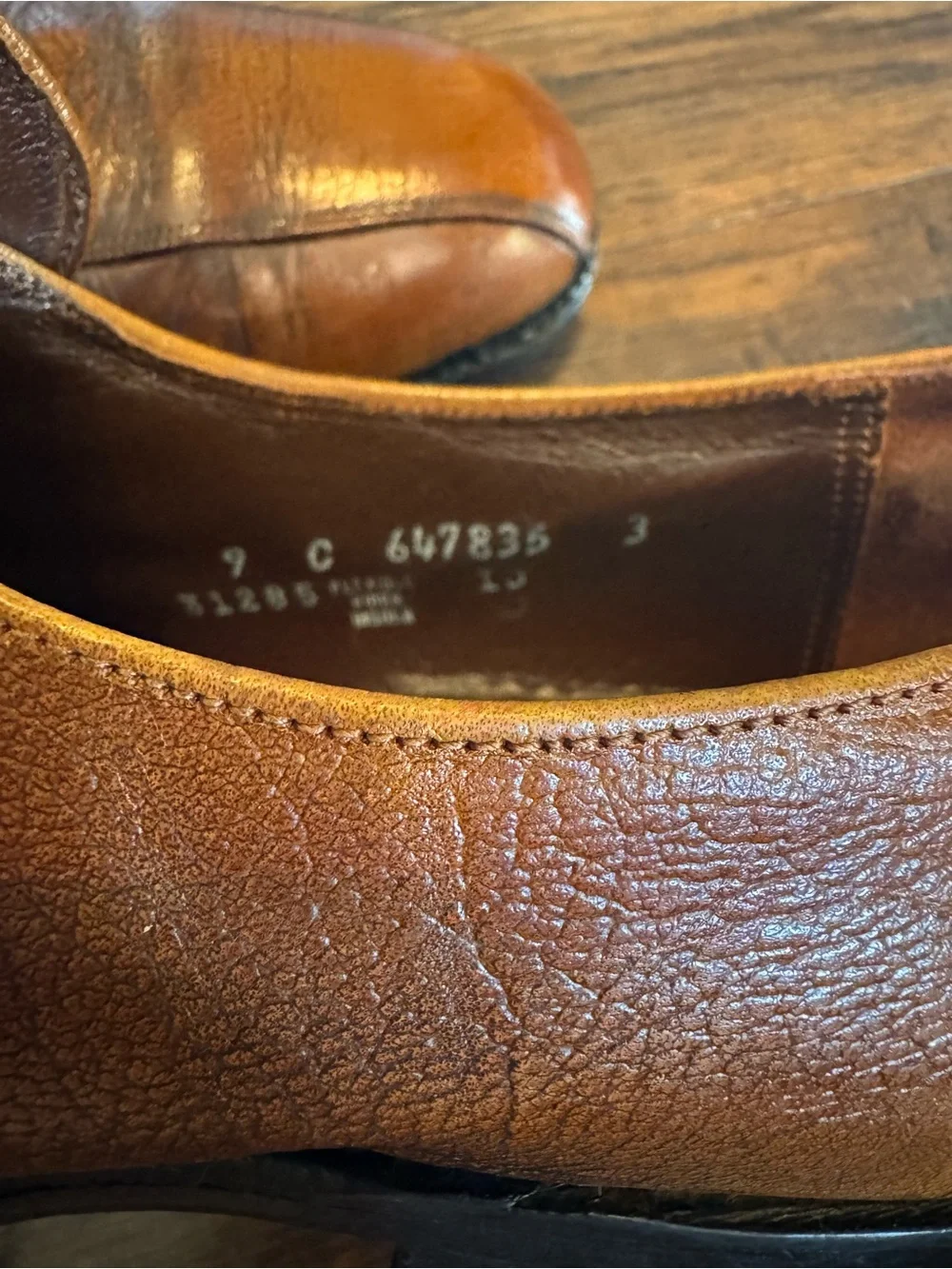 Vintage Florsheim Imperial leather loafers